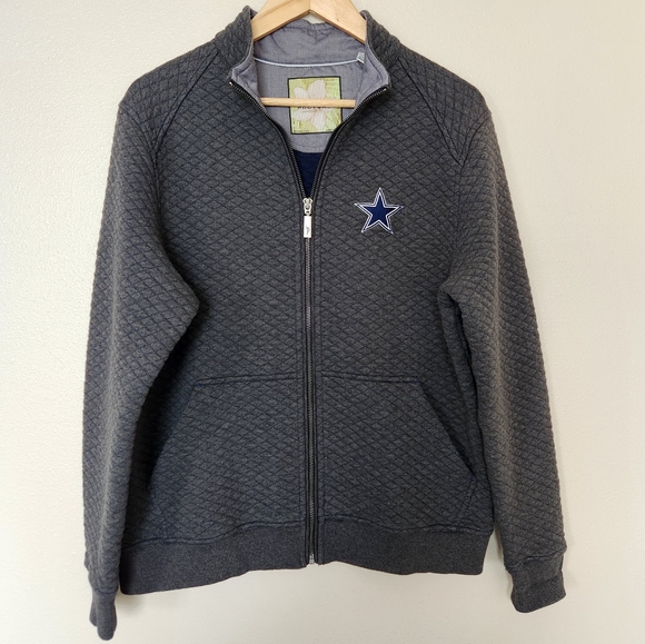Tommy Bahama NFL Cowboys Quilt Essential Full Zip Jacket - Picture 1 of 6